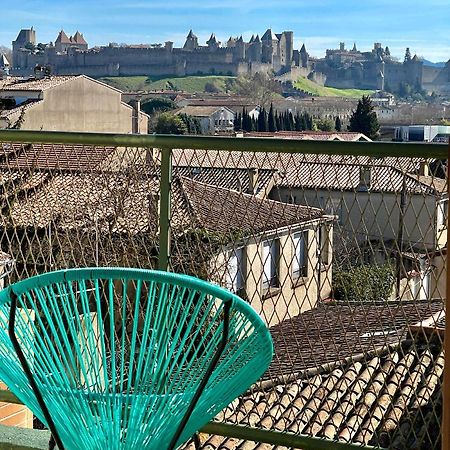 Duplex 70M2 - Vue Cite Medievale - Parking Gratuit Carcassonne Buitenkant foto