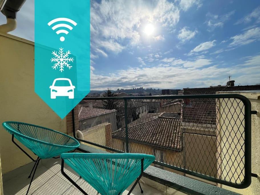 Duplex 70M2 - Vue Cite Medievale - Parking Gratuit Carcassonne Buitenkant foto